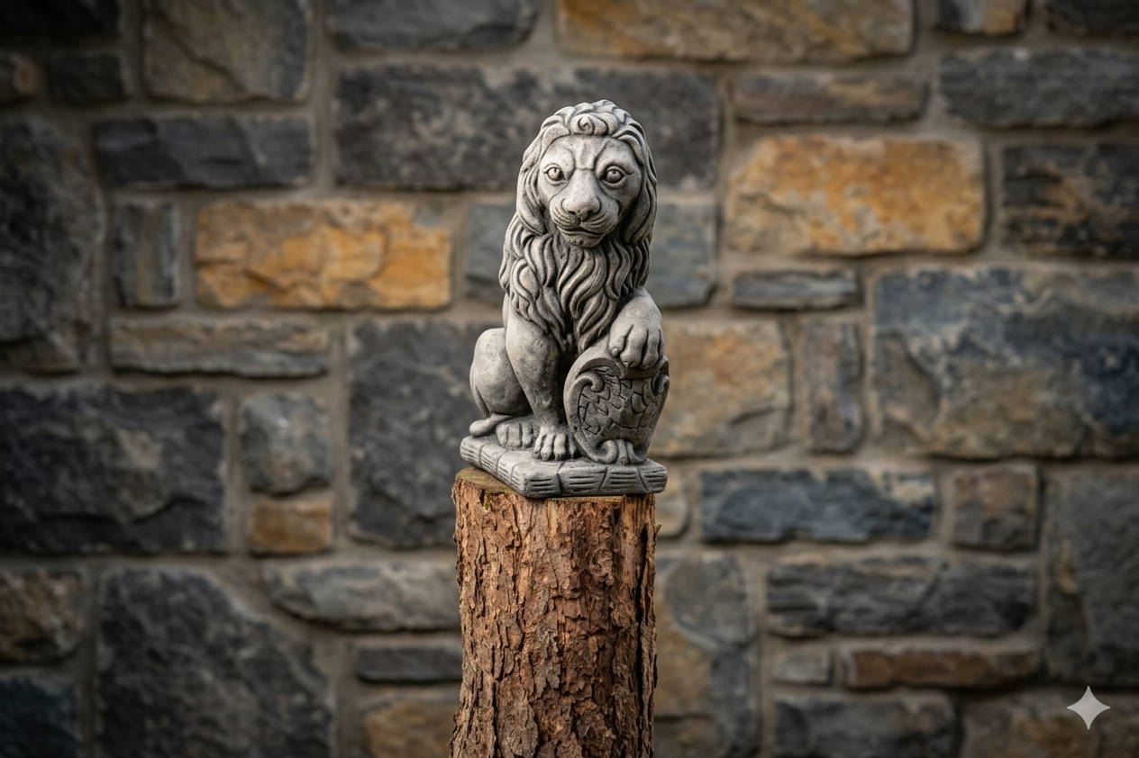 Zittende Leeuw met Schild