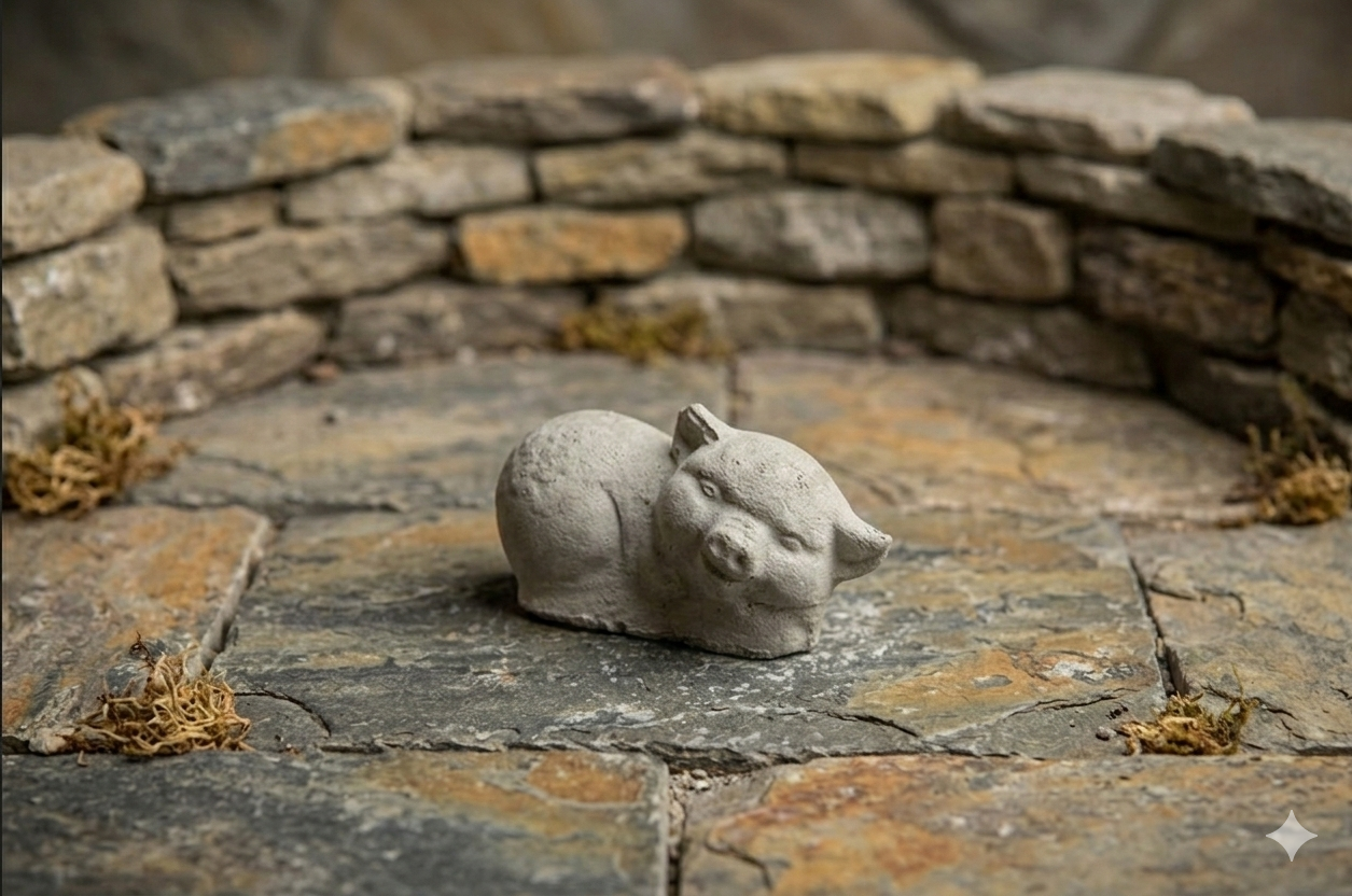 Klein liggend Varkentje