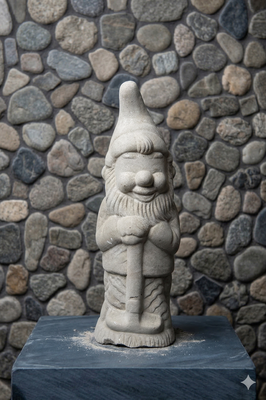 Kabouter met Wandelstok